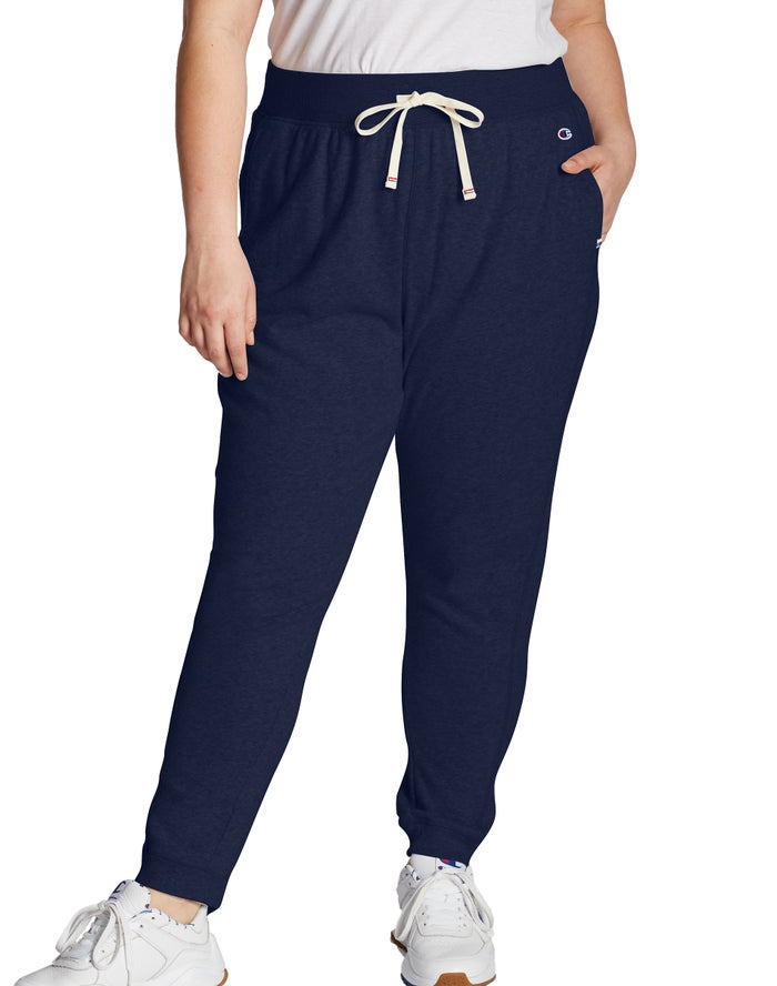 Champion Plus Campus French Terry Joggingbroek Dames - Donkerblauw - Belgie 1406LNKPE